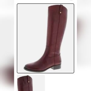 INC International Concepts BURGUNDY Knee-High Boots